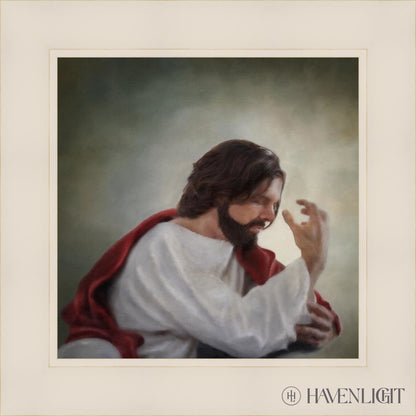 Abide With Me Open Edition Print / 12 X White 16 1/4 Art