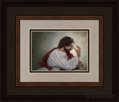 Abide With Me Open Edition Print / 7 X 5 Brown 14 3/4 12 Art