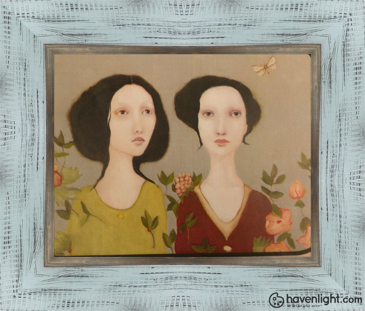 Adara And Her Sister Open Edition Print / 10 X 8 Frame B 13.5 11.5 Oep