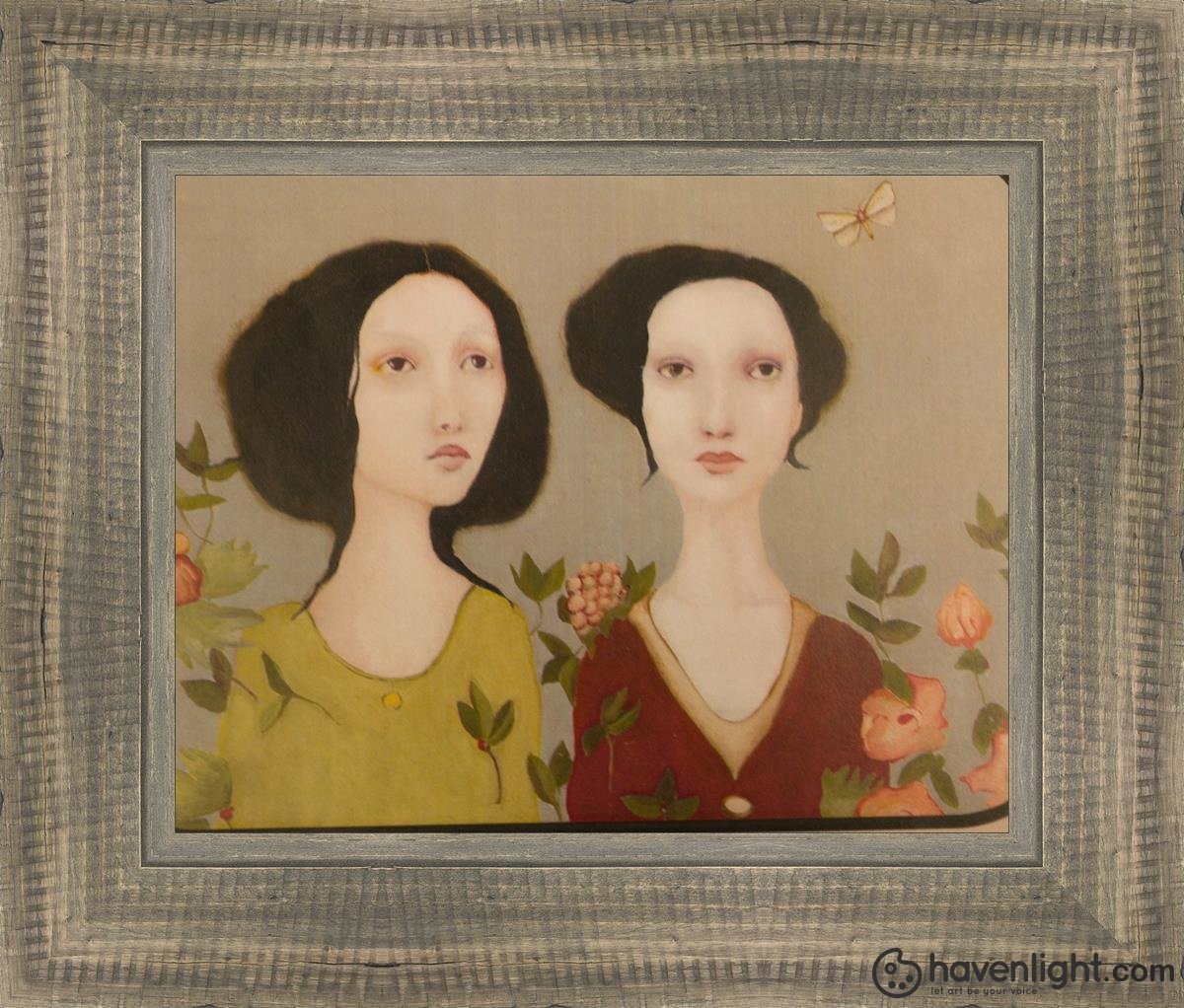 Adara And Her Sister Open Edition Print / 10 X 8 Frame G 13.5 11.5 Oep