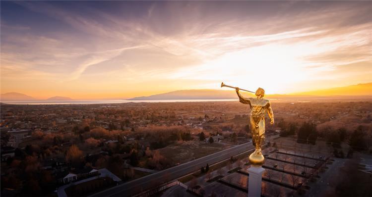 Angel Moroni - Mt. Timpanogos
