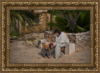 As A Child Open Edition Canvas / 24 X 16 Gold 29 3/4 21 Art
