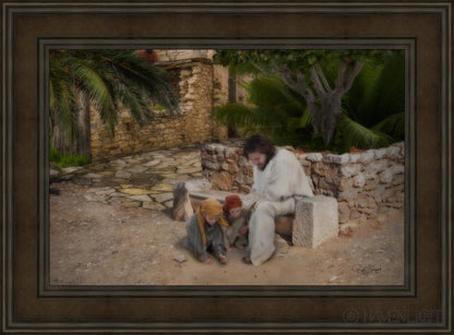 As A Child Open Edition Canvas / 36 X 24 Brown 45 3/4 33 Art