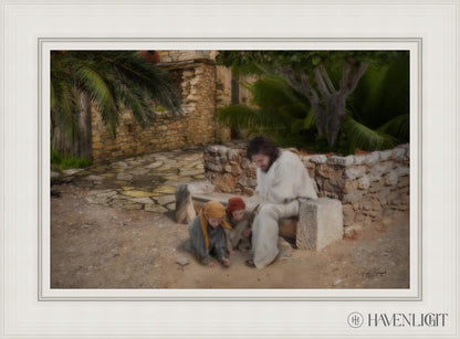 As A Child Open Edition Canvas / 36 X 24 White 45 3/4 33 Art