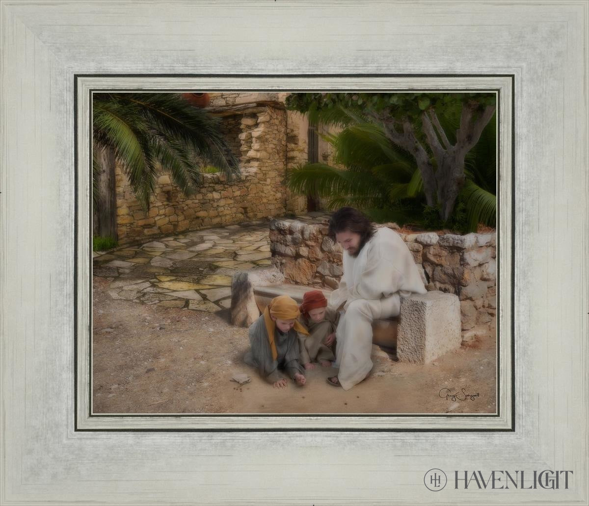 As A Child Open Edition Print / 10 X 8 Silver 14 1/4 12 Art