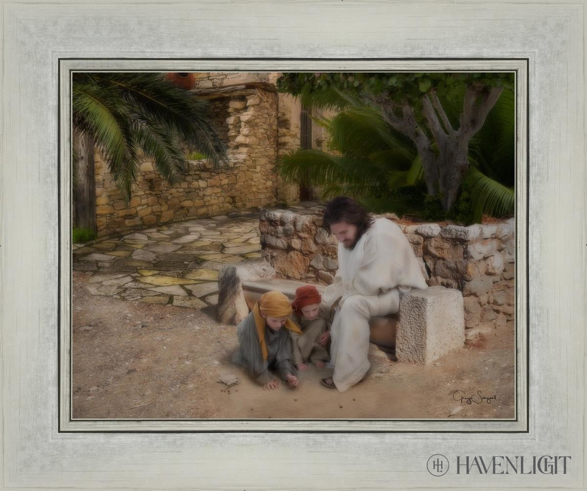 As A Child Open Edition Print / 14 X 11 Silver 18 1/4 15 Art