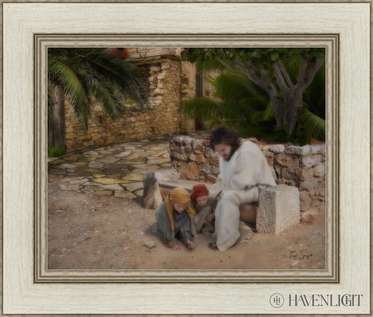 As A Child Open Edition Print / 20 X 16 Ivory 26 1/2 22 Art