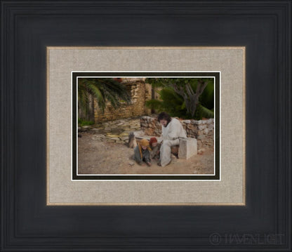 As A Child Open Edition Print / 7 X 5 Black 14 3/4 12 Art