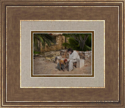 As A Child Open Edition Print / 7 X 5 Gold 14 3/4 12 Art