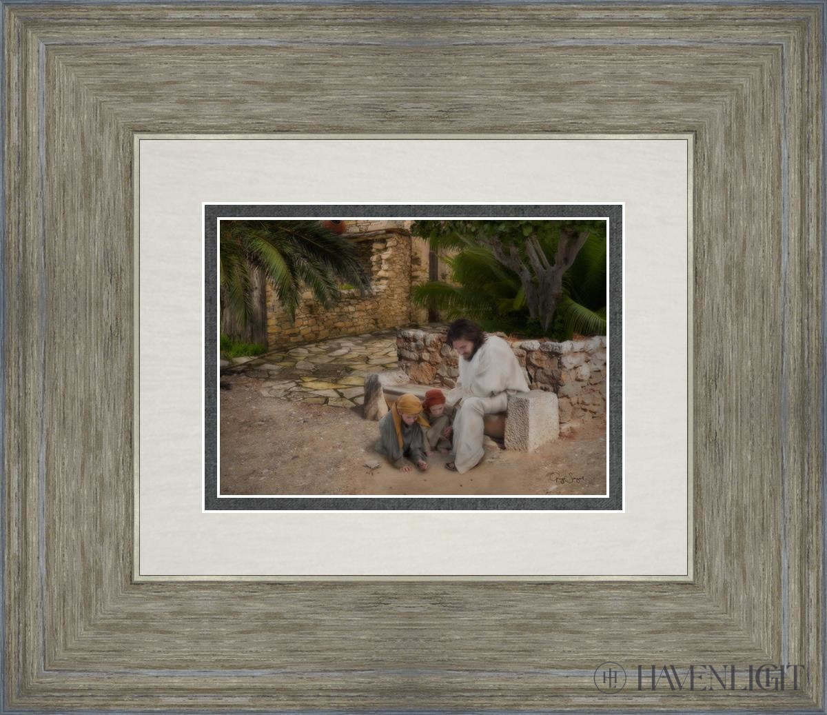 As A Child Open Edition Print / 7 X 5 Gray 14 3/4 12 Art