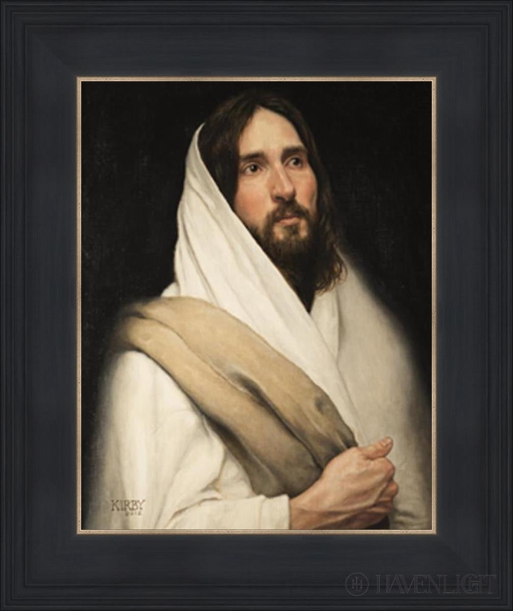 As He Ponders Open Edition Print / 11 X 14 Black 15 3/4 18 Art