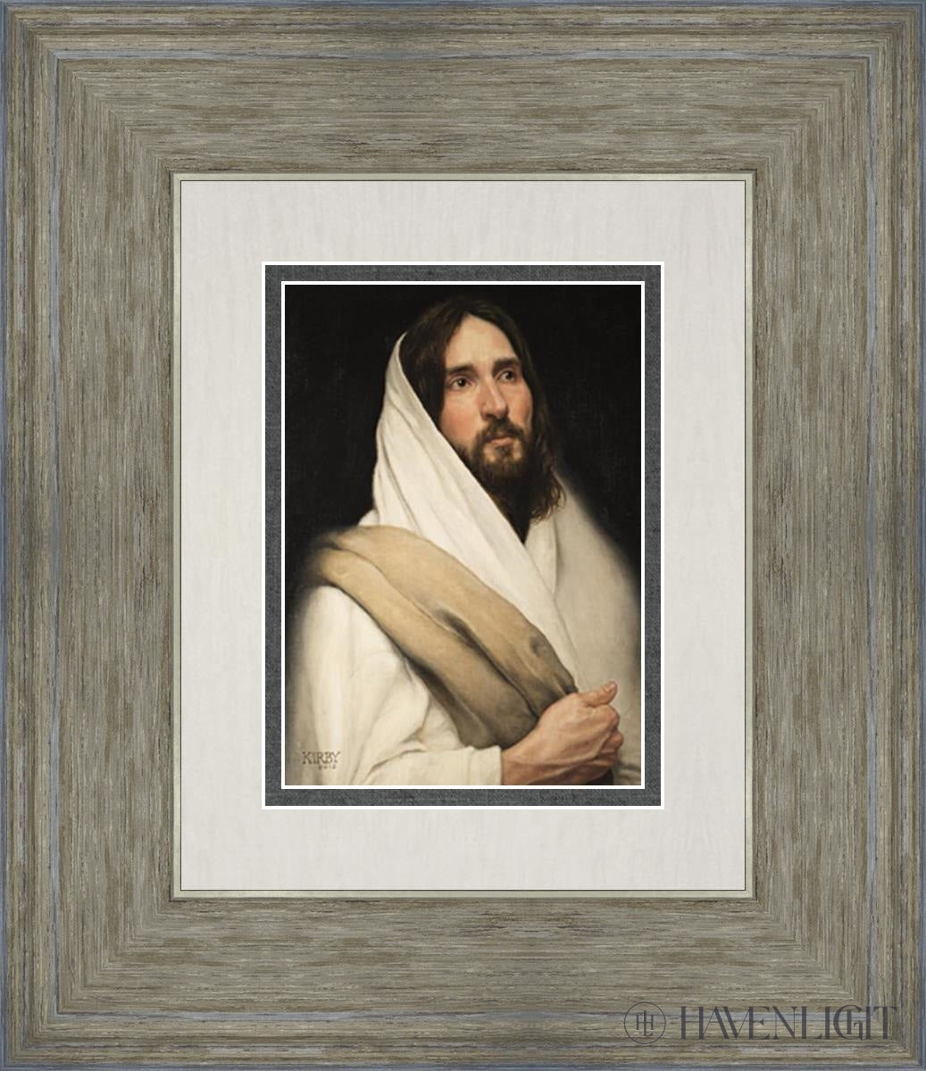 As He Ponders Open Edition Print / 5 X 7 Gray 12 3/4 14 Art