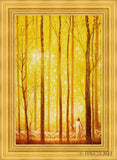 Awesome Wonder Open Edition Canvas / 24 X 36 22K Gold Leaf 32 3/8 44 Art
