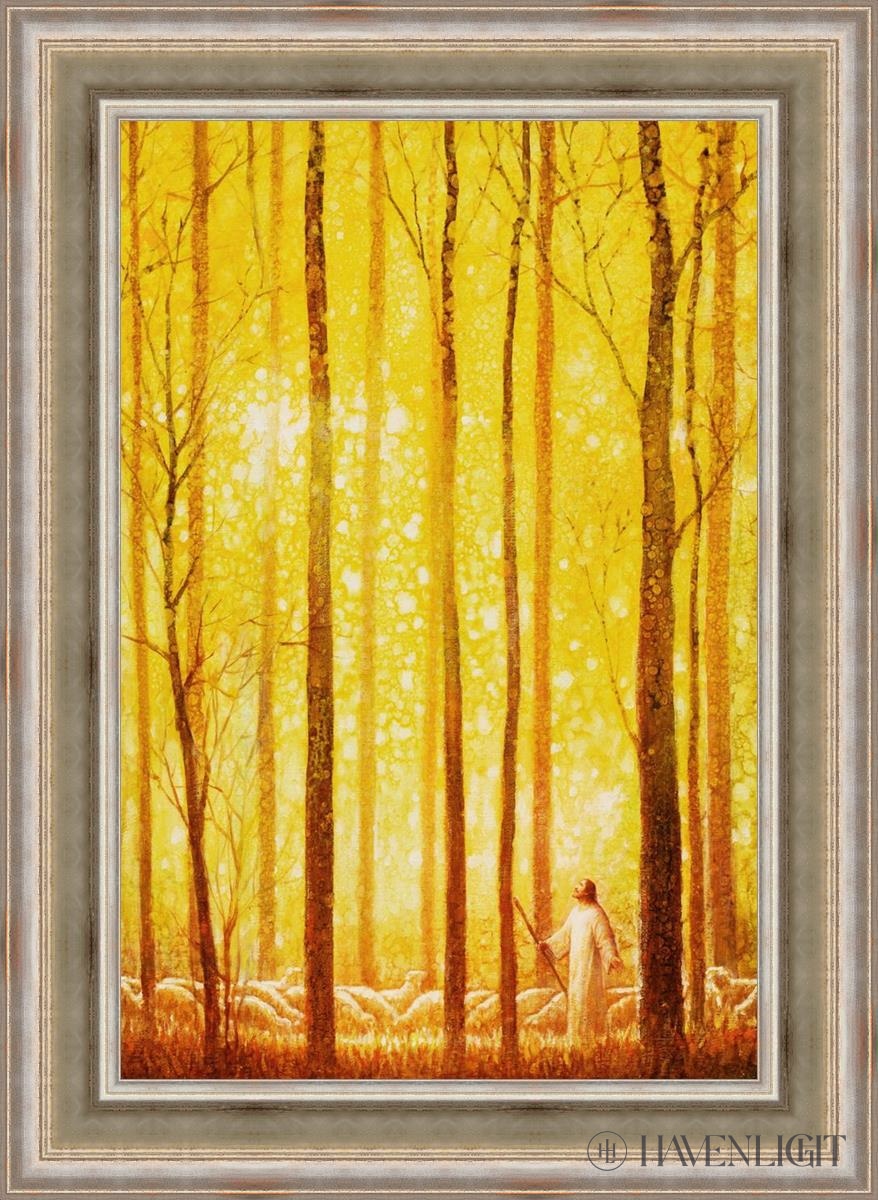 Awesome Wonder Open Edition Canvas / 24 X 36 Colonial Silver Metal Leaf 32 3/4 44 Art