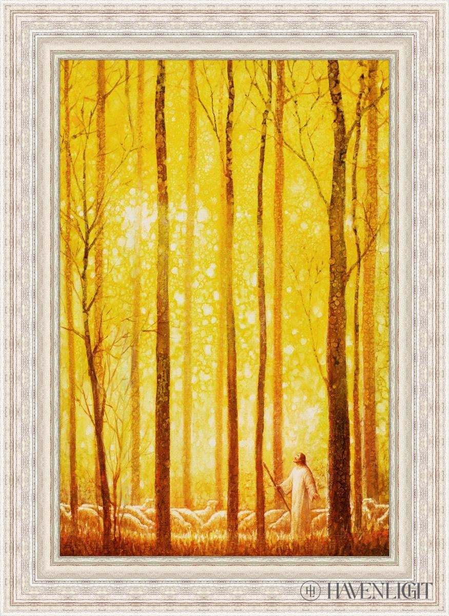Awesome Wonder Open Edition Canvas / 24 X 36 Silver Metal Leaf 32 3/8 44 Art