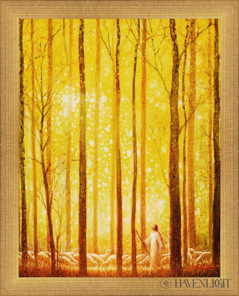 Awesome Wonder Open Edition Print / 11 X 14 Matte Gold 12 3/4 15 Art