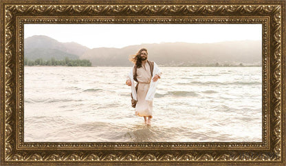Be Still Open Edition Canvas / 30 X 15 Gold 35 3/4 20 Art