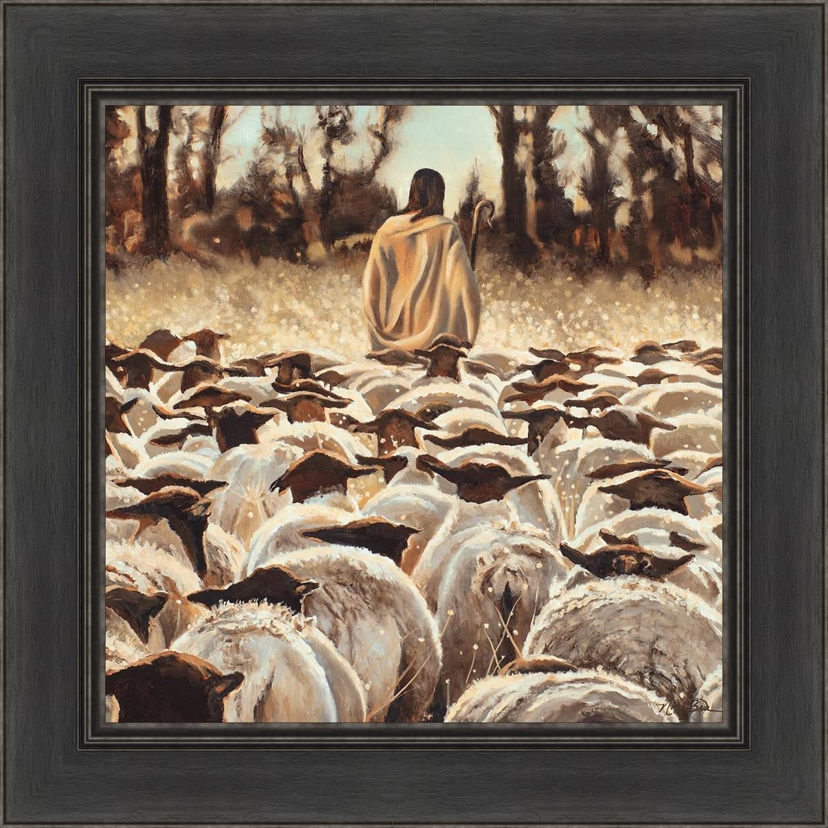 Be Ye Followers Of Me Open Edition Canvas / 20 X Black 26 1/2 Art