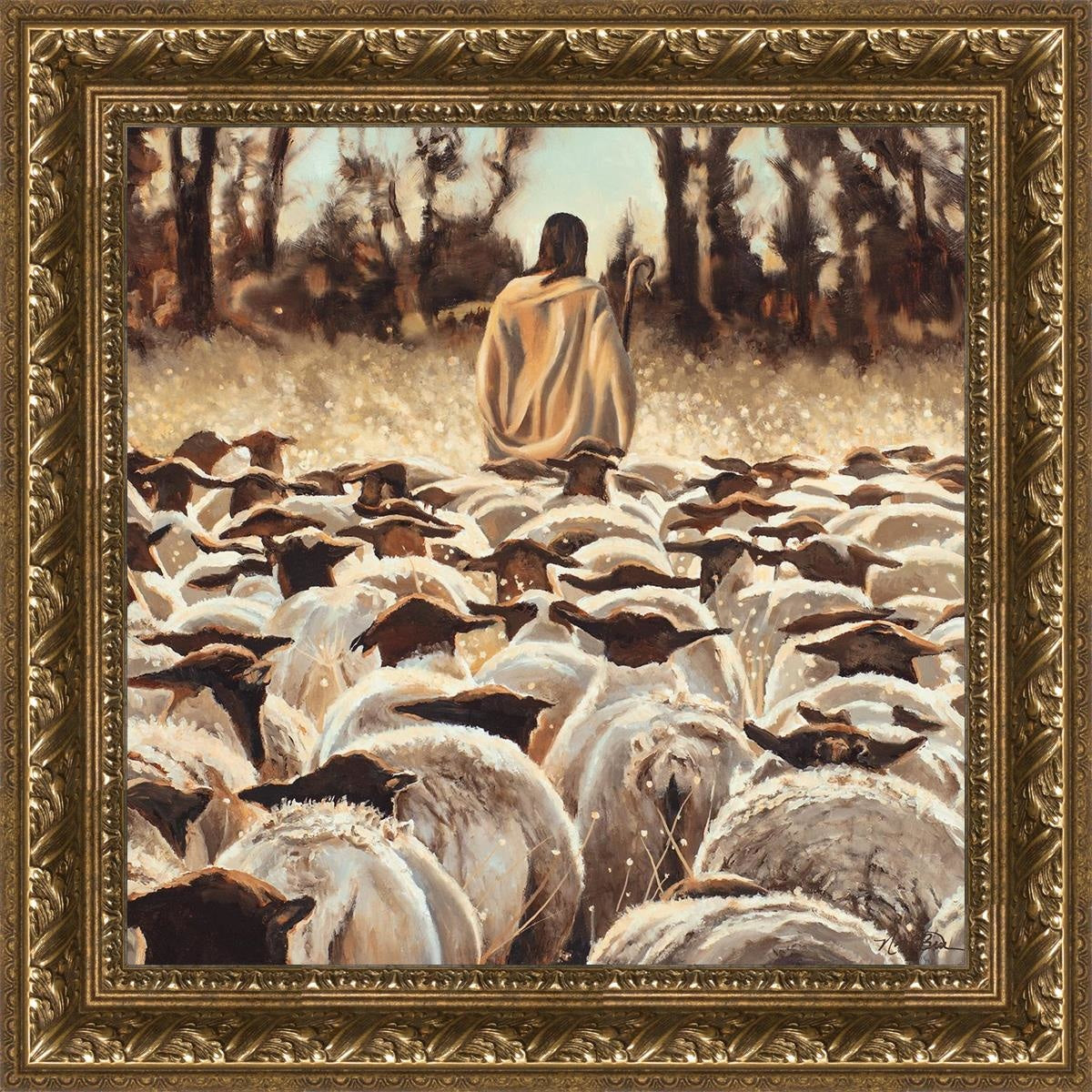 Be Ye Followers Of Me Open Edition Canvas / 20 X Gold 25 3/4 Art