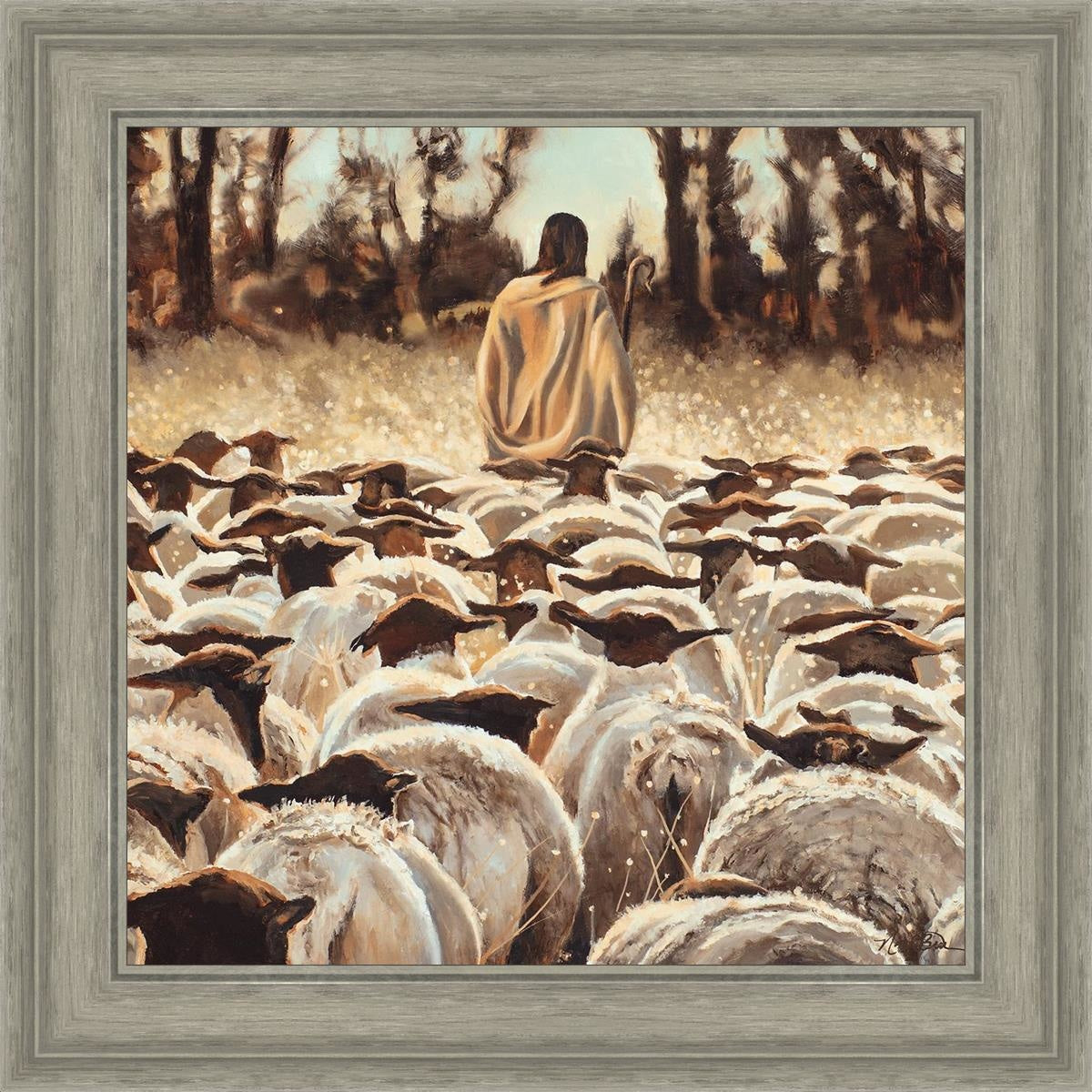 Be Ye Followers Of Me Open Edition Canvas / 20 X Gray 25 3/4 Art