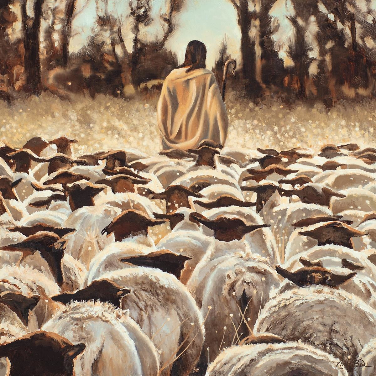 Be Ye Followers Of Me Open Edition Canvas / 20 X Print Only Art