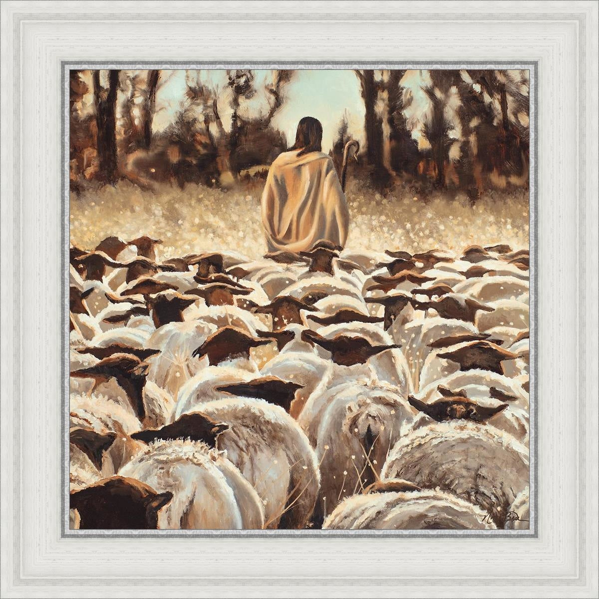 Be Ye Followers Of Me Open Edition Canvas / 20 X White 25 3/4 Art
