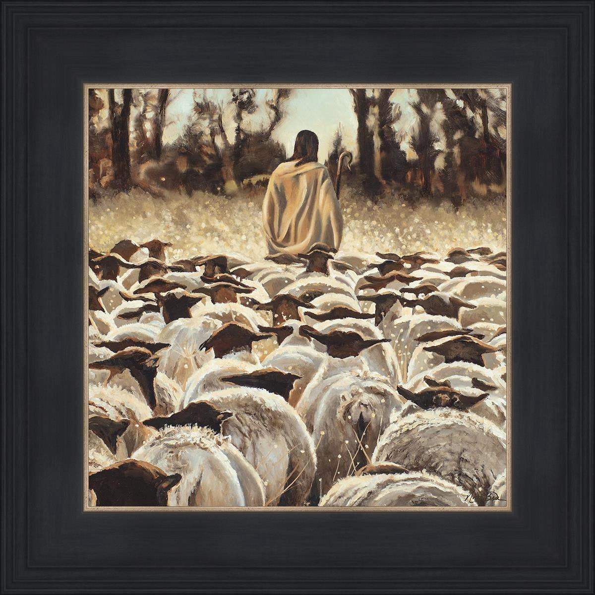 Be Ye Followers Of Me Open Edition Print / 12 X Black 16 3/4 3/4. Art