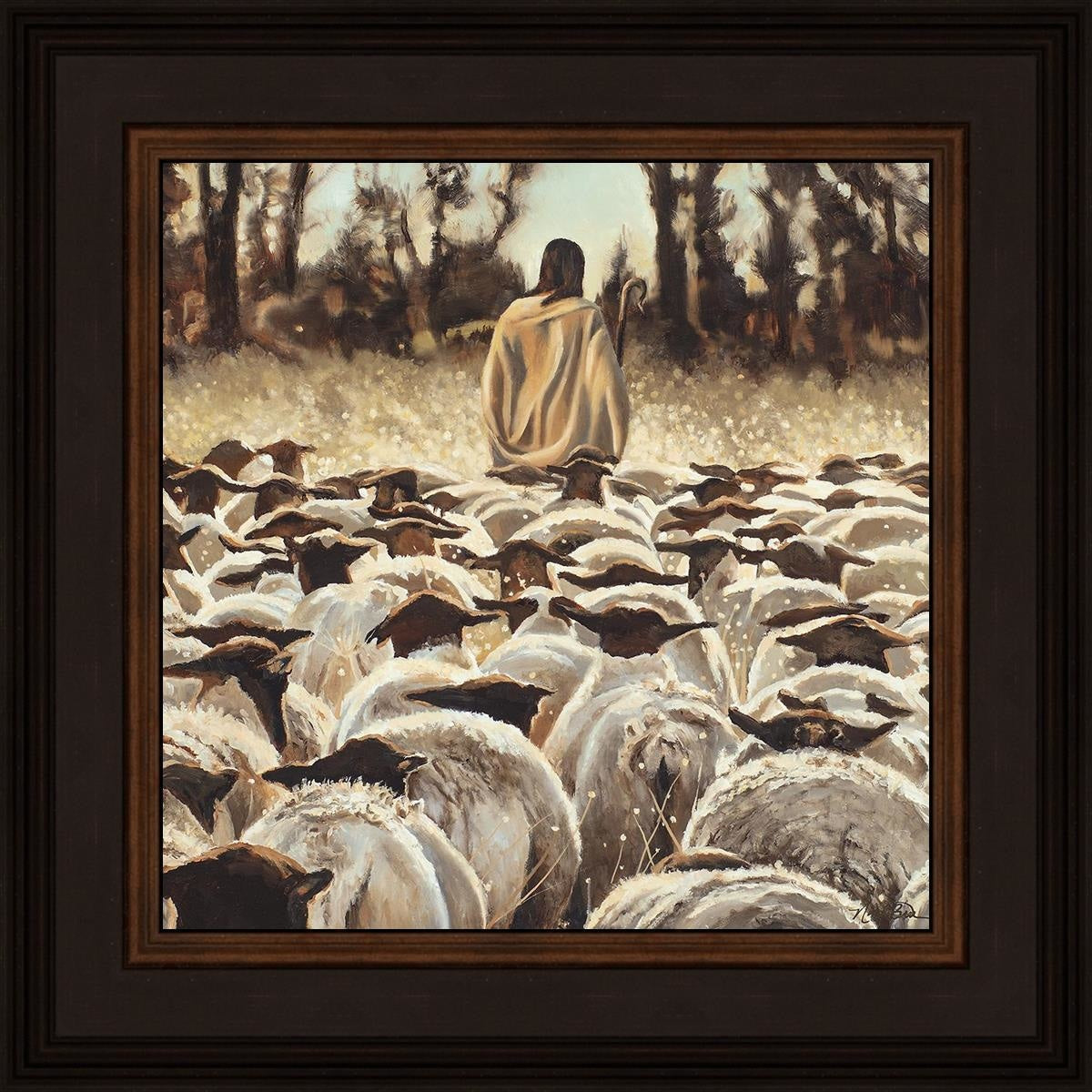 Be Ye Followers Of Me Open Edition Print / 12 X Brown 16 3/4 Art