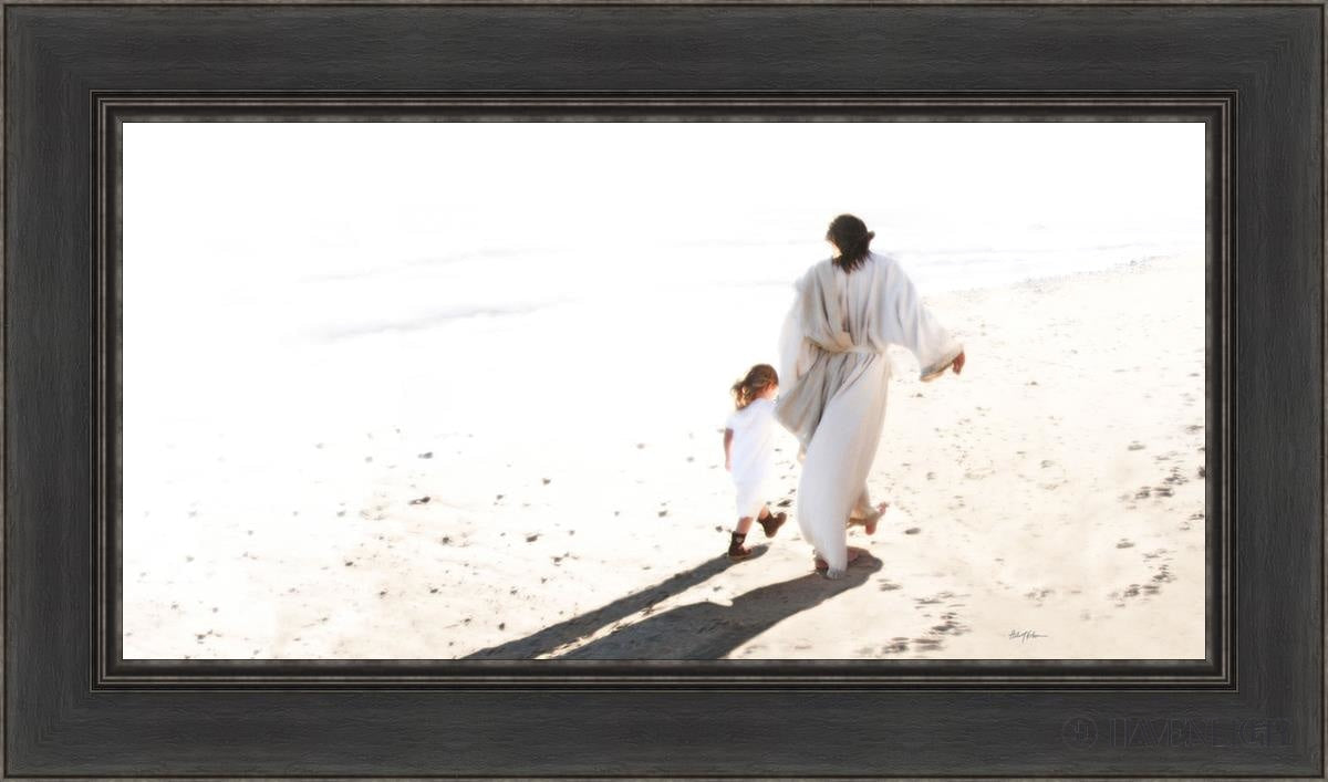 Beside Me Open Edition Canvas / 30 X 15 Black 36 1/2 21 Art