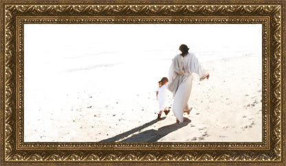 Beside Me Open Edition Canvas / 30 X 15 Gold 35 3/4 20 Art