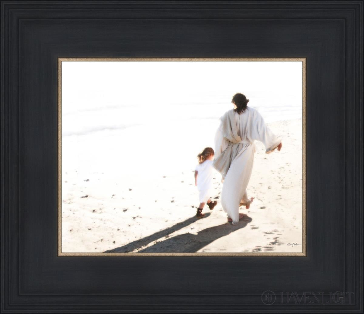 Beside Me Open Edition Print / 10 X 8 Black 14 3/4 12 Art