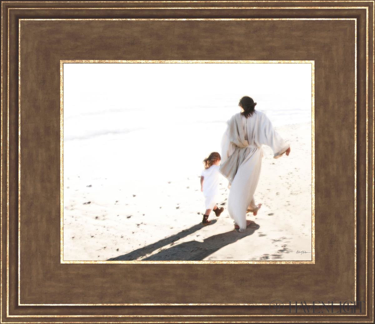 Beside Me Open Edition Print / 10 X 8 Gold 14 3/4 12 Art