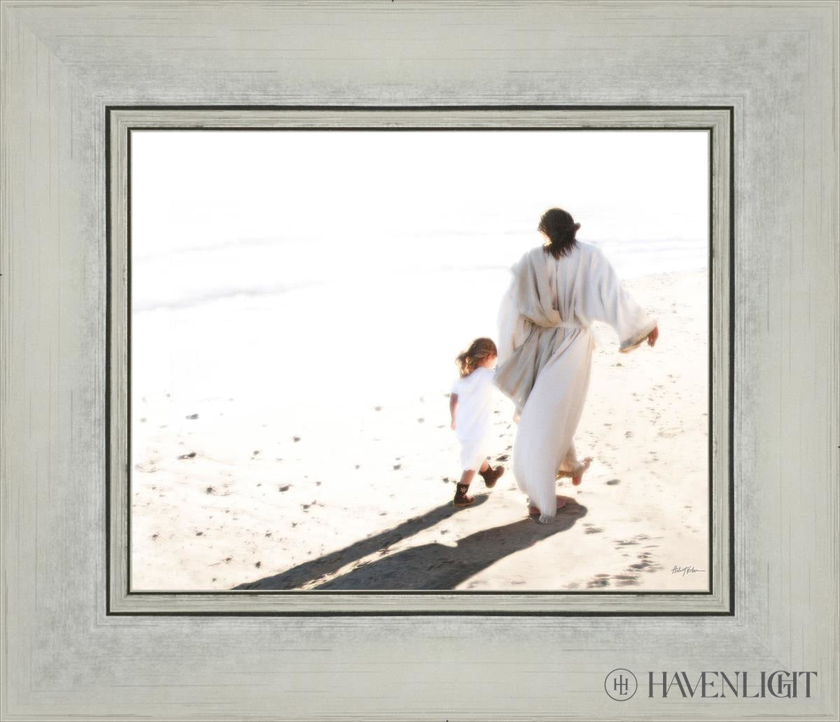 Beside Me Open Edition Print / 10 X 8 Silver 14 1/4 12 Art
