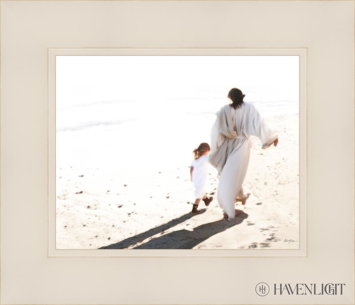 Beside Me Open Edition Print / 10 X 8 White 14 1/4 12 Art