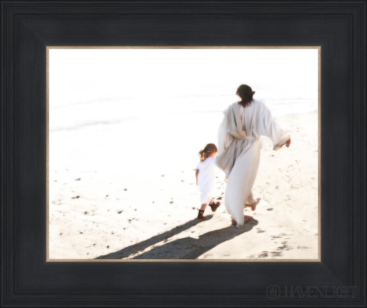 Beside Me Open Edition Print / 14 X 11 Black 18 3/4 15 Art