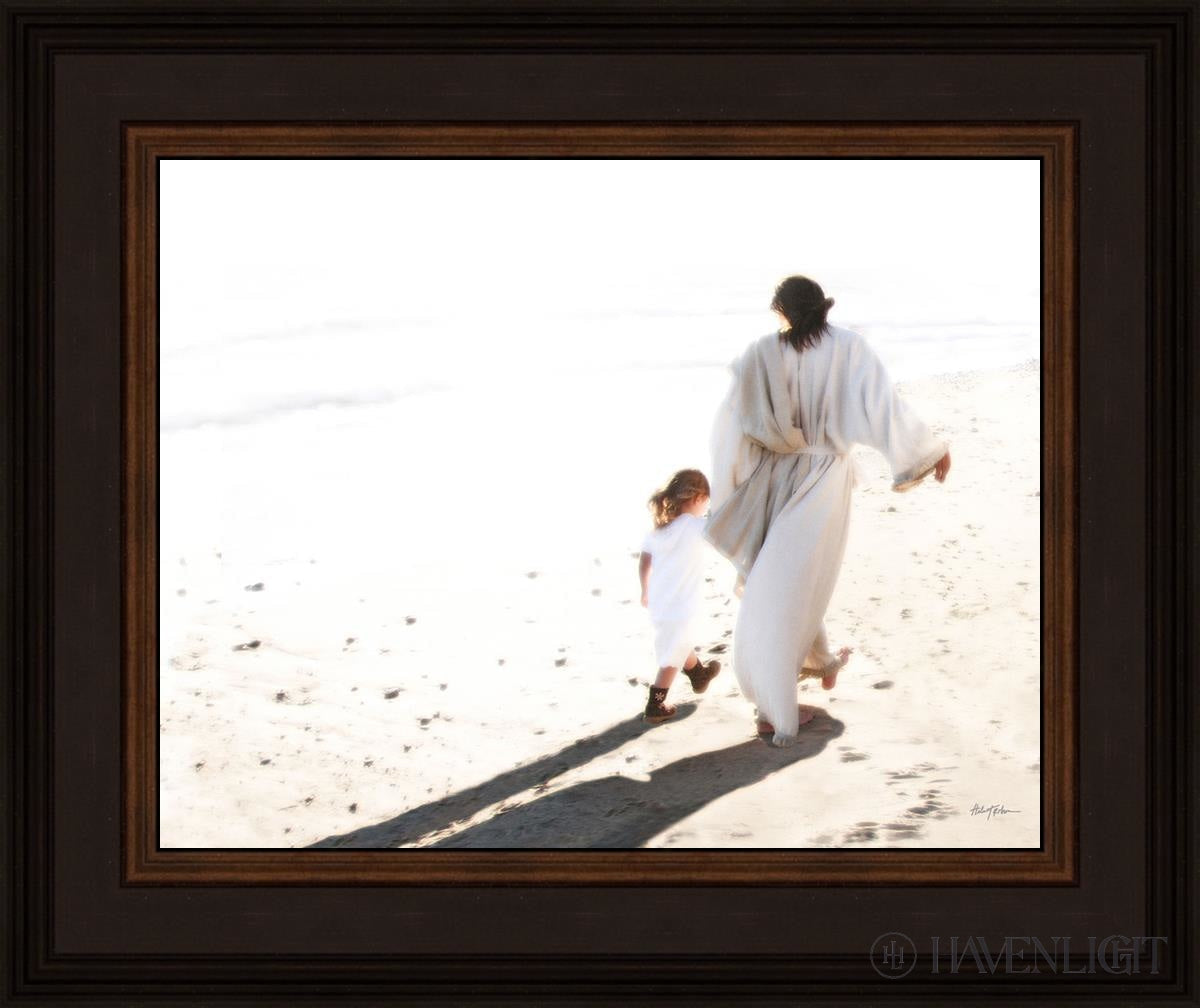 Beside Me Open Edition Print / 14 X 11 Brown 18 3/4 15 Art