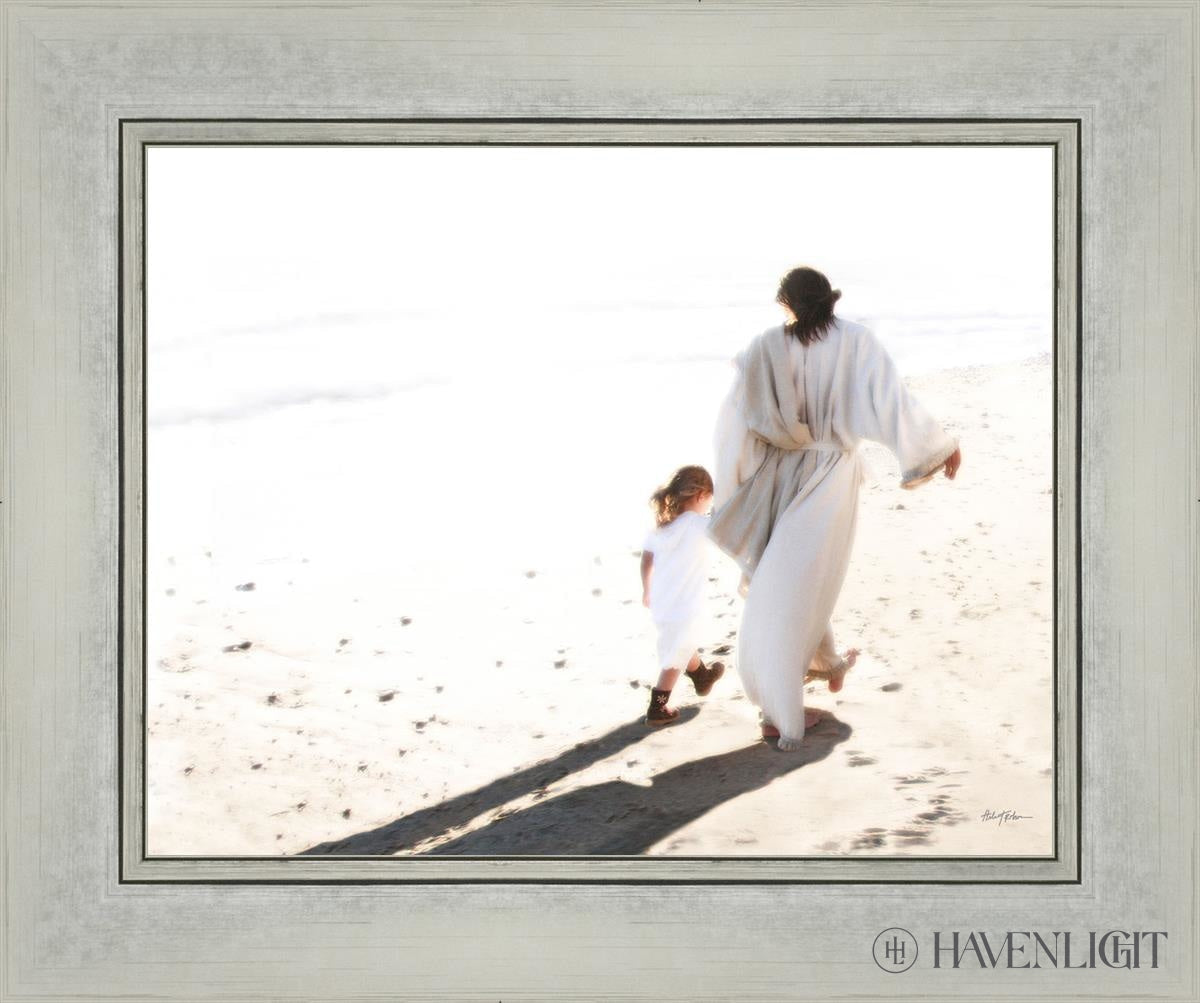 Beside Me Open Edition Print / 14 X 11 Silver 18 1/4 15 Art