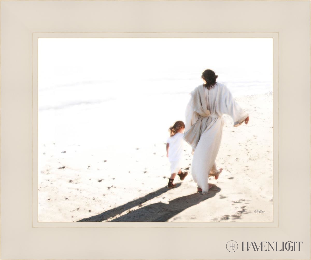 Beside Me Open Edition Print / 14 X 11 White 18 1/4 15 Art