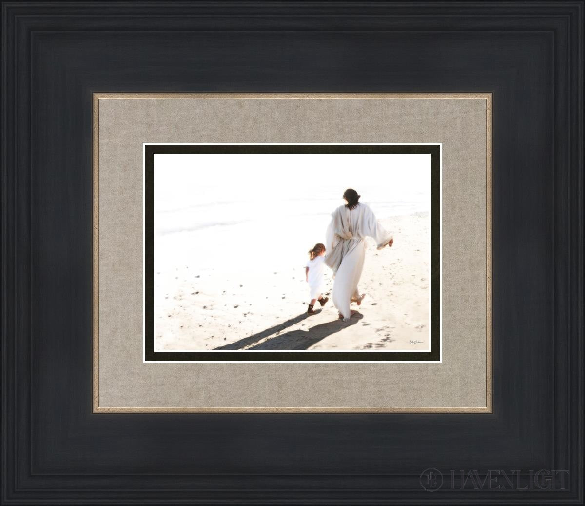 Beside Me Open Edition Print / 7 X 5 Black 14 3/4 12 Art