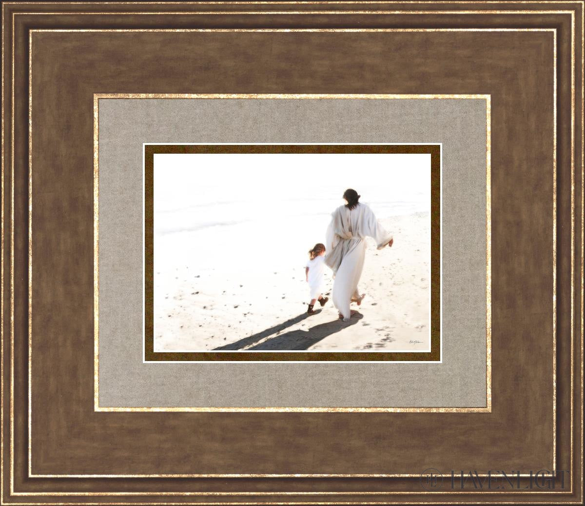 Beside Me Open Edition Print / 7 X 5 Gold 14 3/4 12 Art