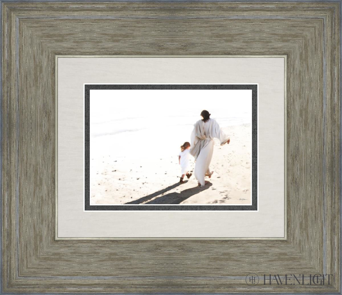 Beside Me Open Edition Print / 7 X 5 Gray 14 3/4 12 Art