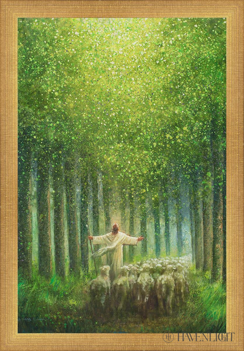 Bright As The Day Open Edition Canvas / 12 X 18 Matte Gold 13 3/4 19 Art
