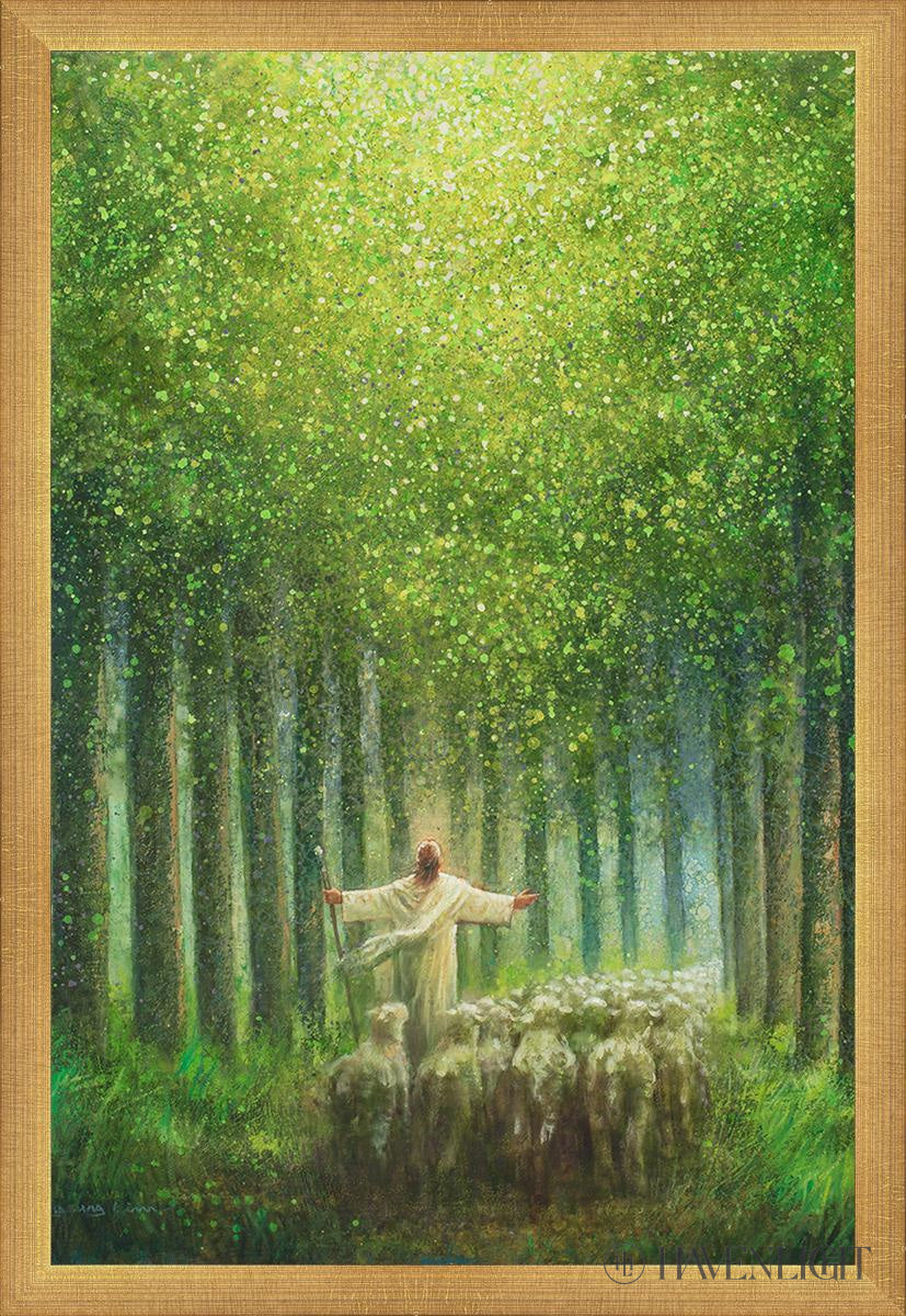 Bright As The Day Open Edition Canvas / 16 X 24 Matte Gold 17 3/4 25 Art