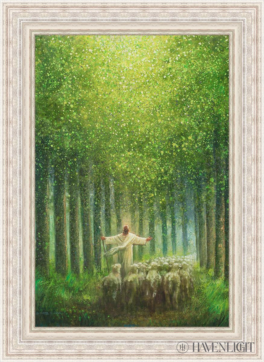 Bright As The Day Open Edition Canvas / 24 X 36 Silver Metal Leaf 32 3/8 44 Art