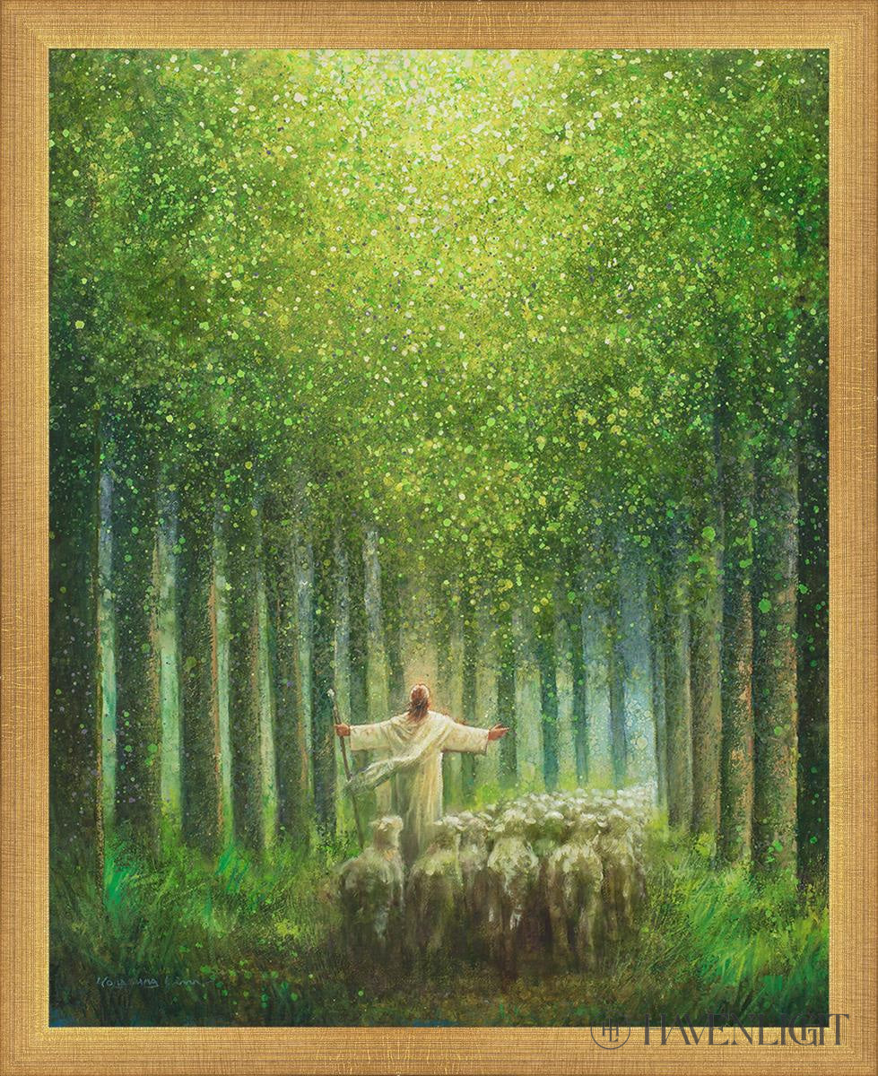 Bright As The Day Open Edition Print / 16 X 20 Matte Gold 17 3/4 21 Art