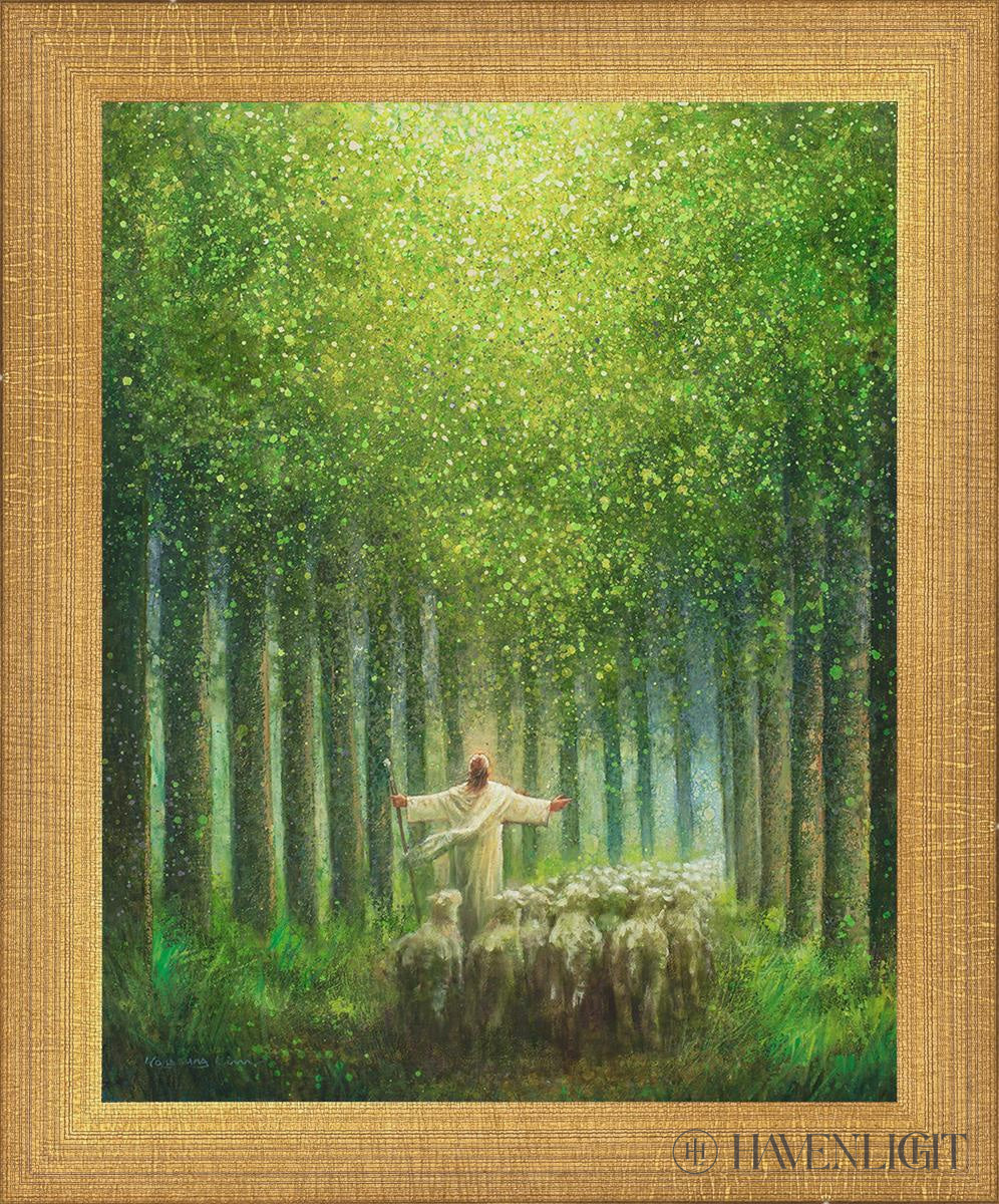 Bright As The Day Open Edition Print / 8 X 10 Matte Gold 9 3/4 11 Art