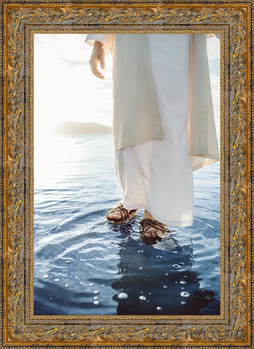 By Faith I Walk Open Edition Canvas / 22 1/4 X 33 1/2 Gold 30 41 Art