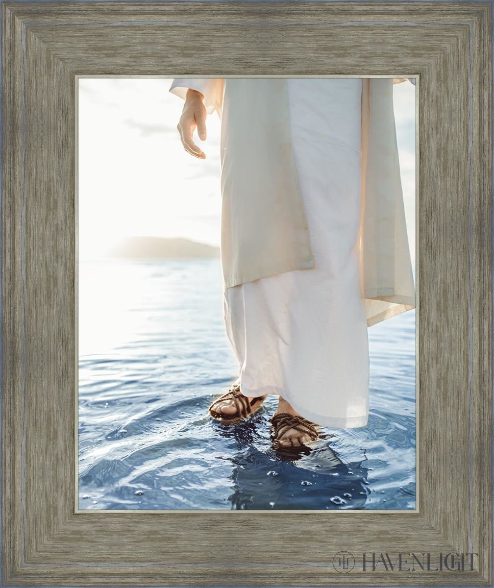 By Faith I Walk Open Edition Print / 11 X 14 Gray 15 3/4 18 Art