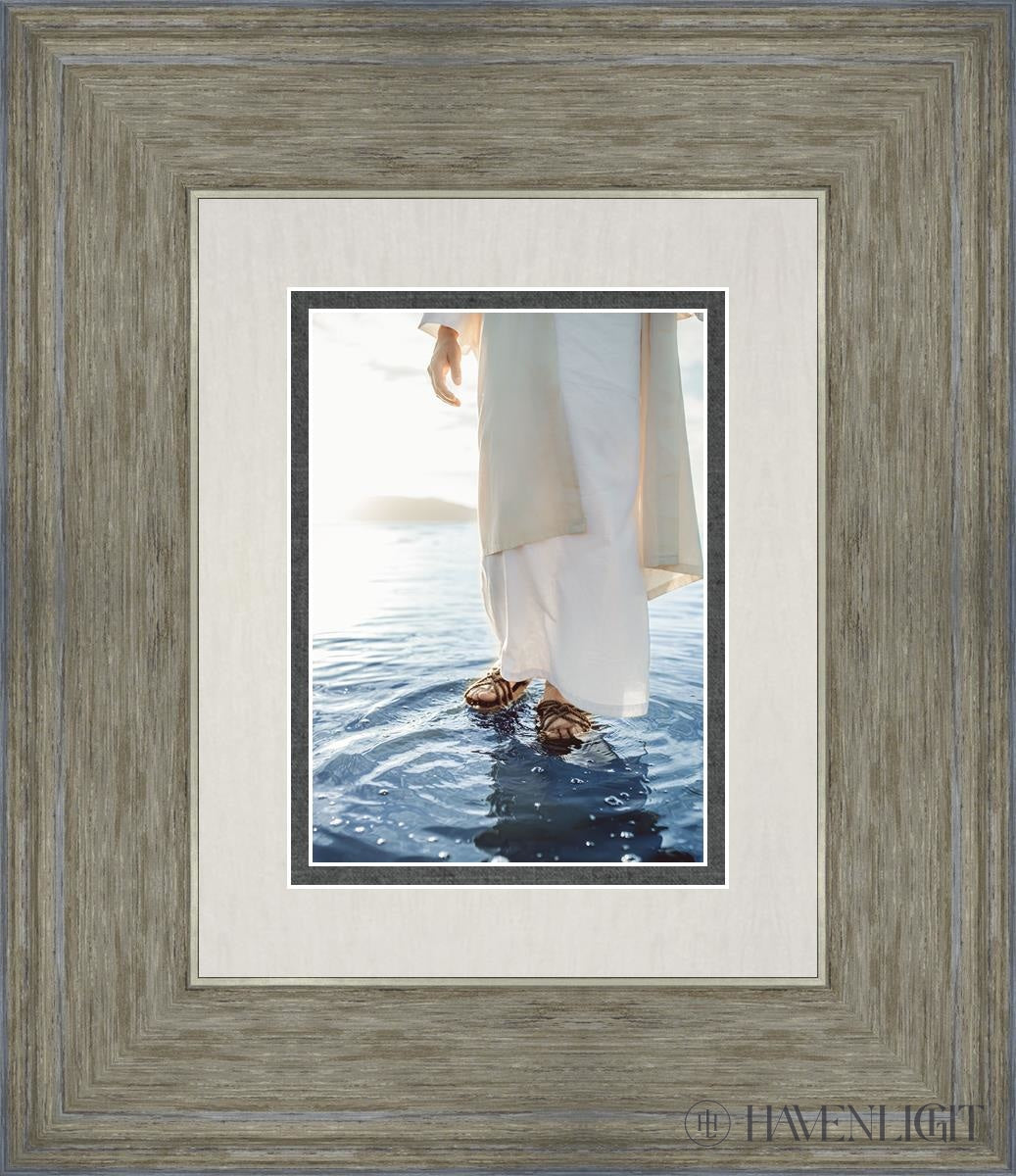 By Faith I Walk Open Edition Print / 5 X 7 Gray 12 3/4 14 Art