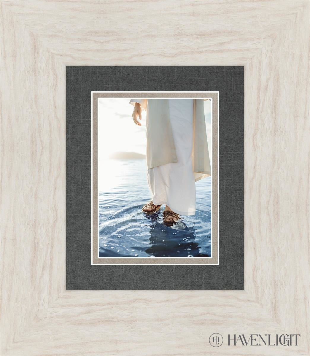 By Faith I Walk Open Edition Print / 5 X 7 Ivory 13 1/2 15 Art